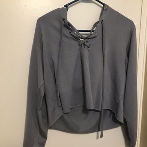 Hoodie crop top